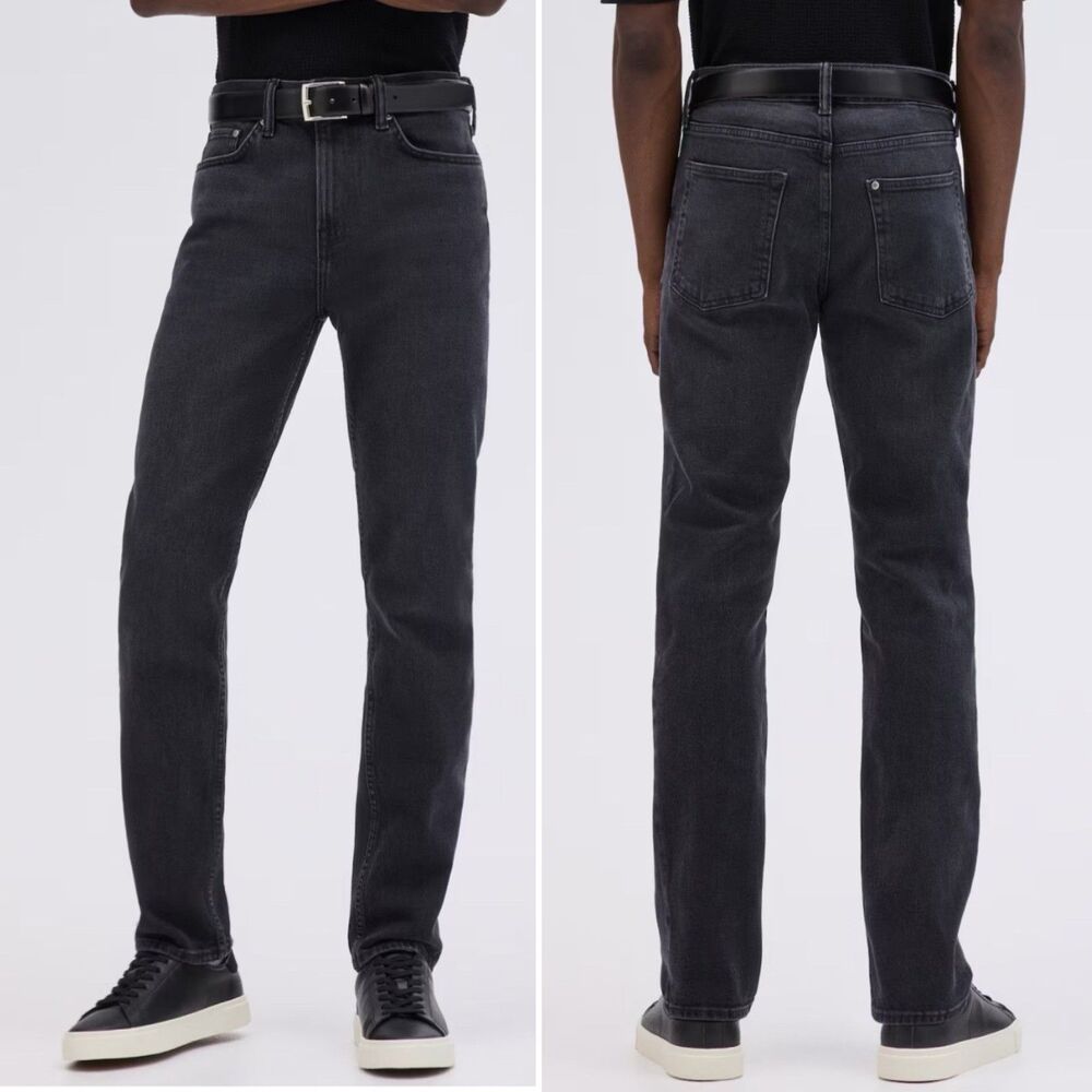 H&M Slim Stretch Denim Jeans Men's Size W29 x L32 Dark Rinse